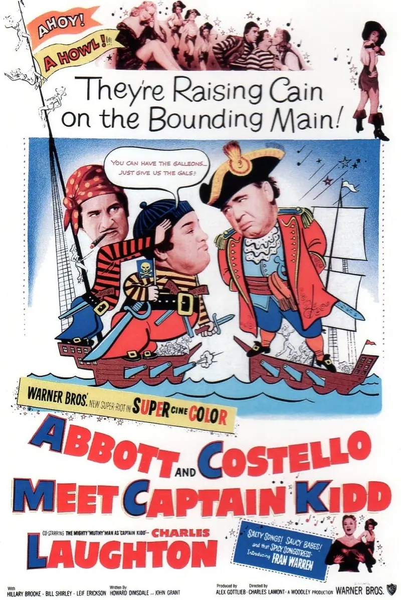 Abbott And Costello Meet Captain Kidd (1952)    Colorized Version  Dvd 1