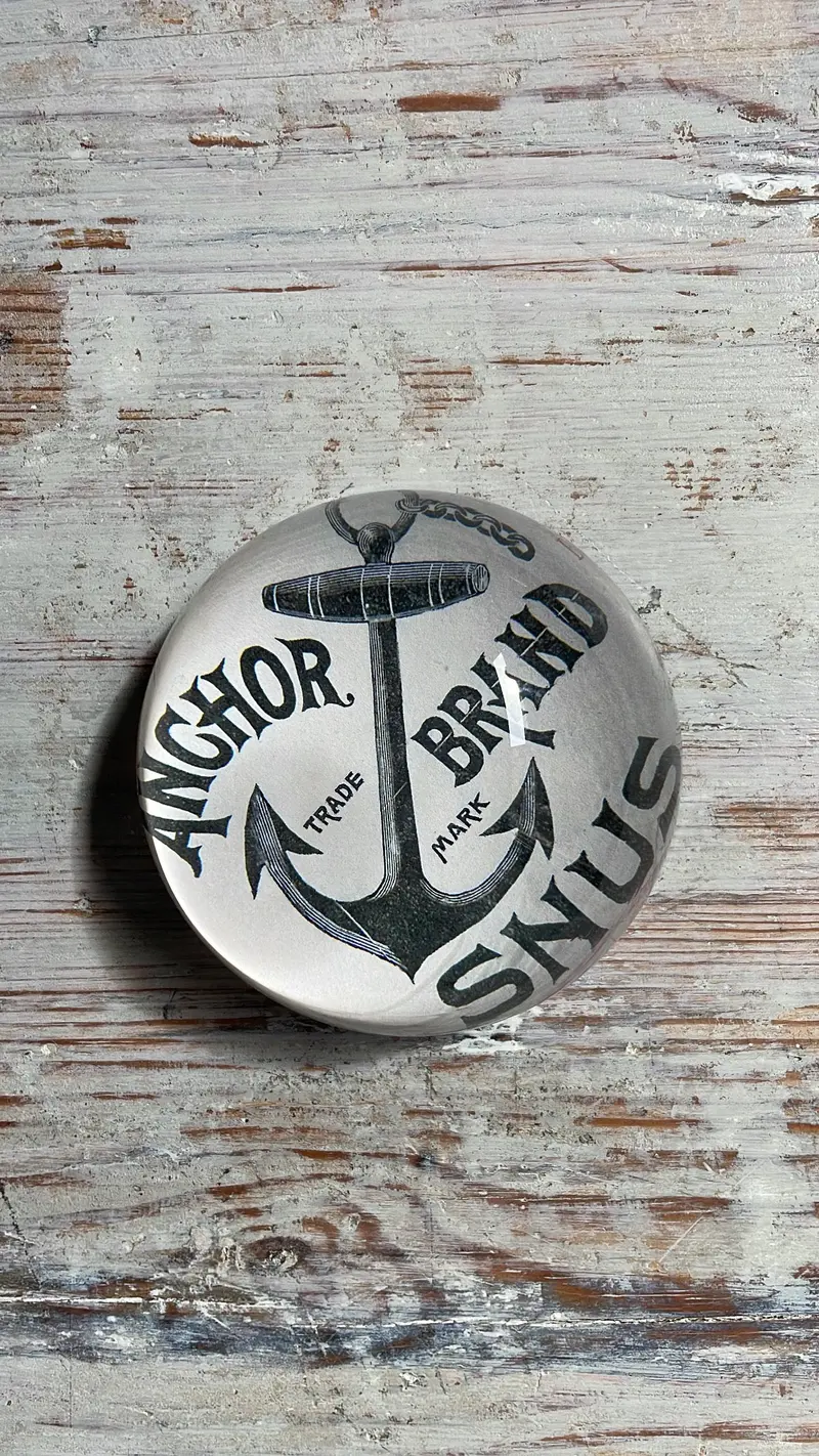 Anchor Snus - Paperweight - John Derian Company 1