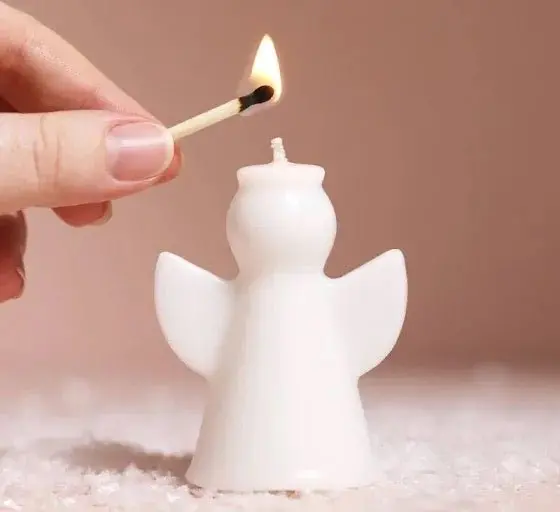 Angel Candle, Small | Christmas Ornament 1