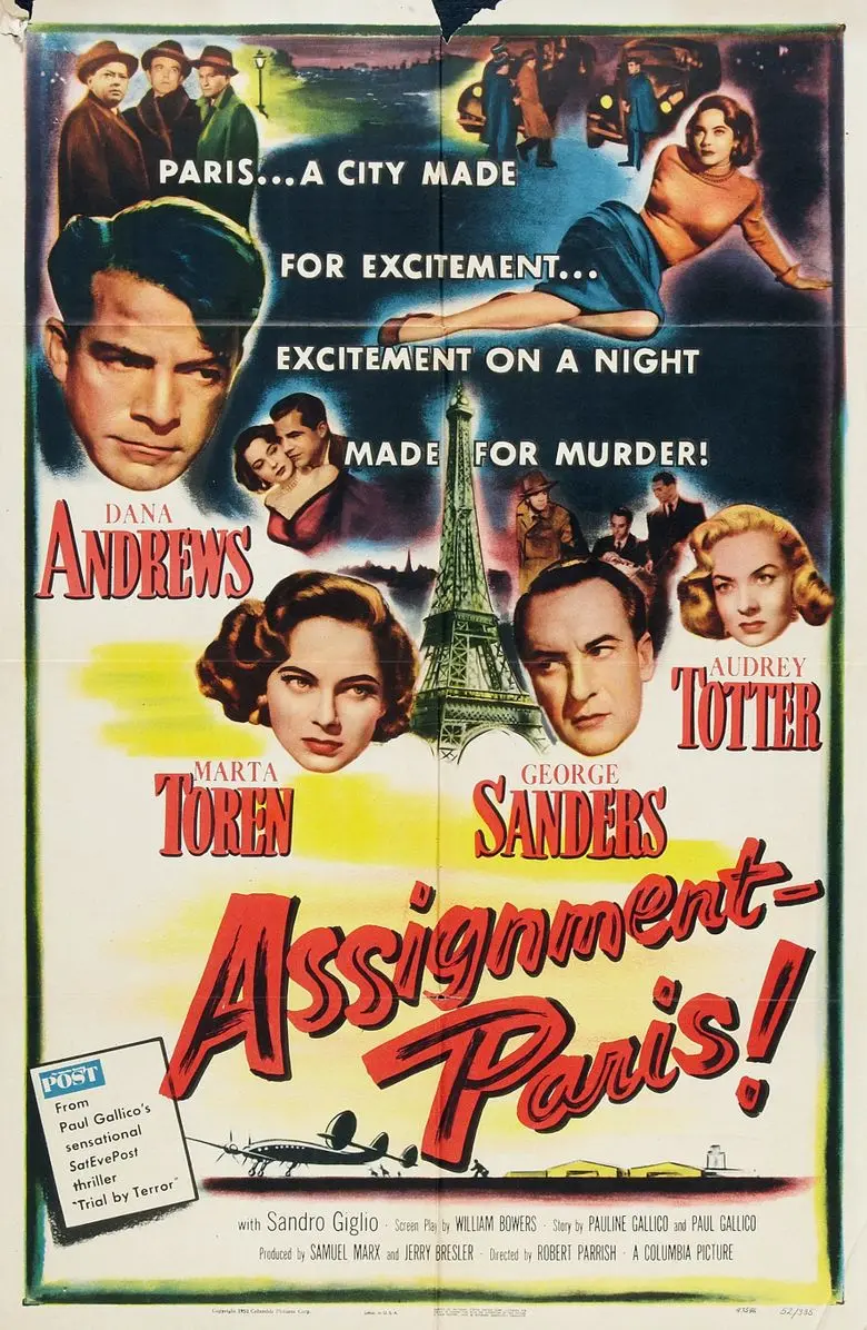 Assignment : Paris (1952) - Dana Andrews   Dvd 1