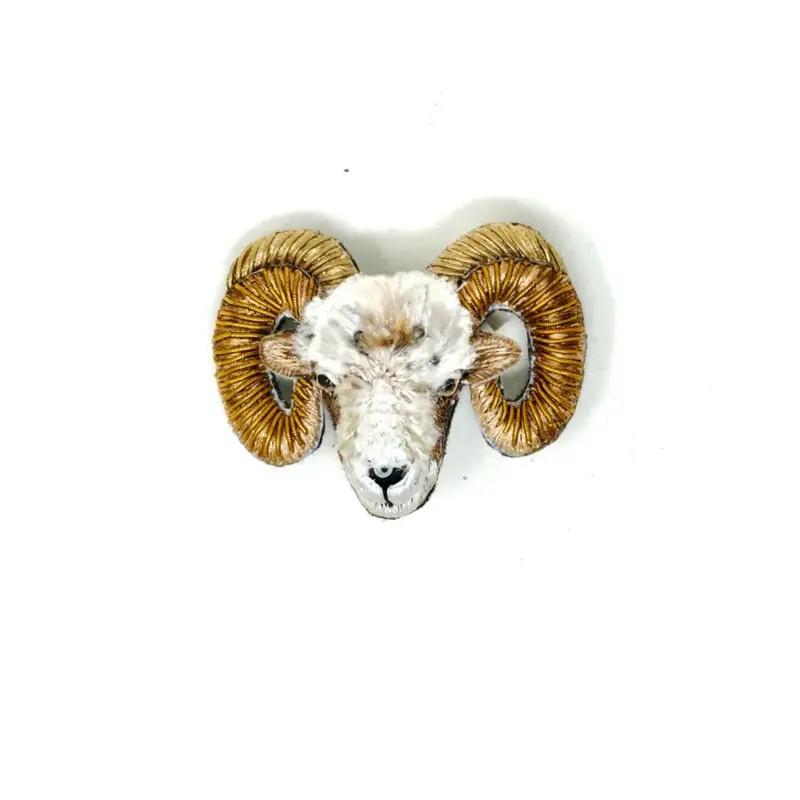 Bighorn Sheep Brooch Pin | Trovelore 1