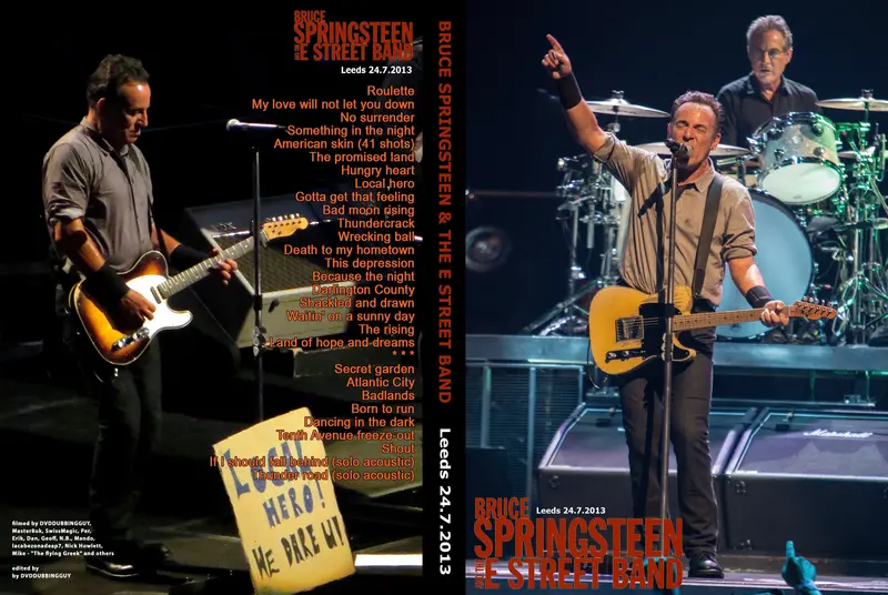 Bruce Springsteen : Live In Concert Leeds 2013  Dvd 1