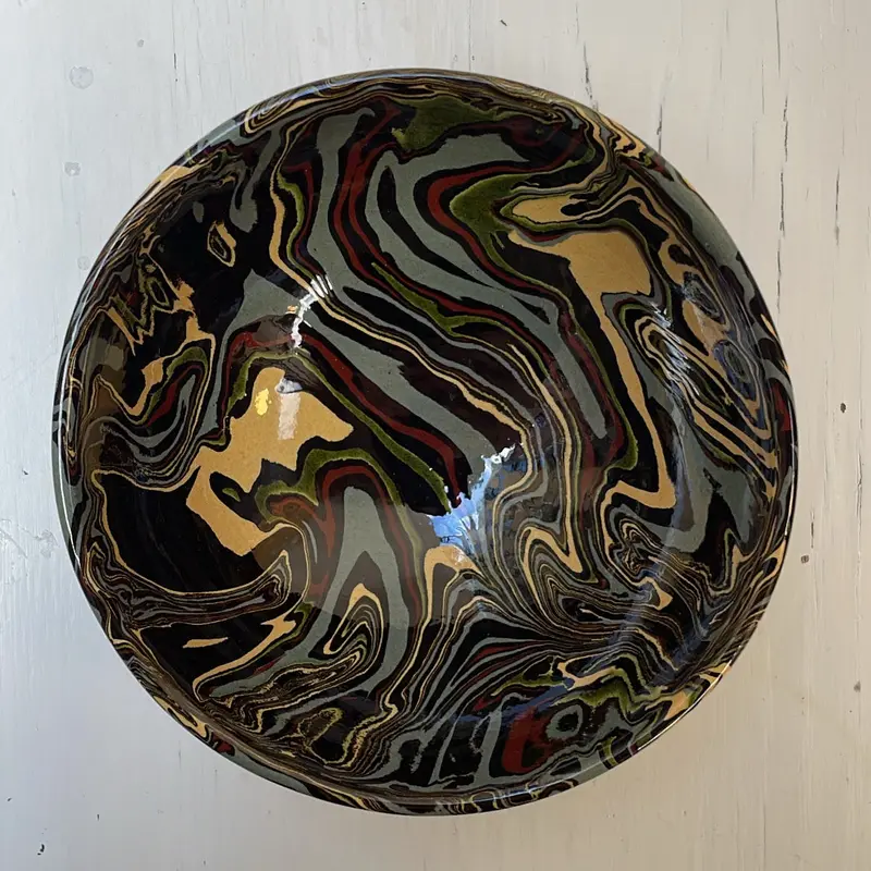 Cachemire Large Bowl Without Foot | Atelier Saint André Perrin 1