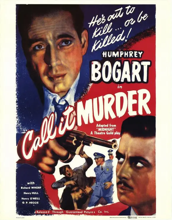 Call It Murder (1934) - Humphrey Bogart Dvd 1