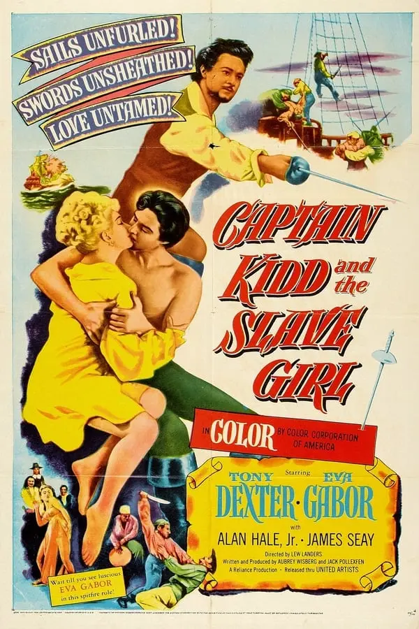 Captain Kidd And The Slave Girl (1954) - Anthony Dexter  Dvd 1