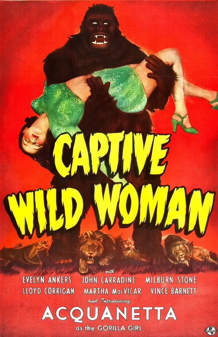 Captive Wild Woman (1943) - John Carradine  Dvd 1