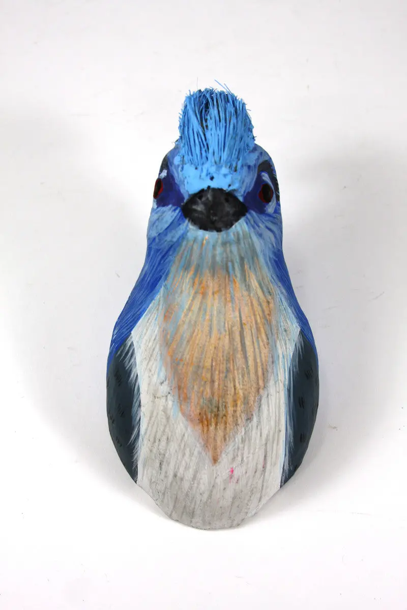 Crested Bird Trophy - Blue 1