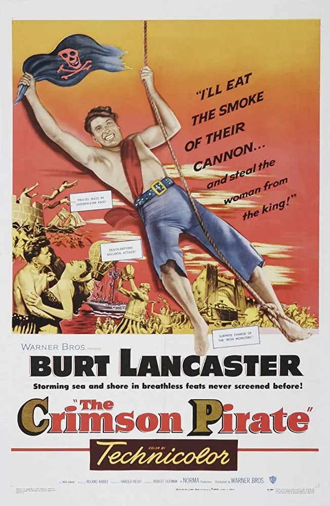 Crimson Pirate (1952) - Burt Lancaster  Dvd 1