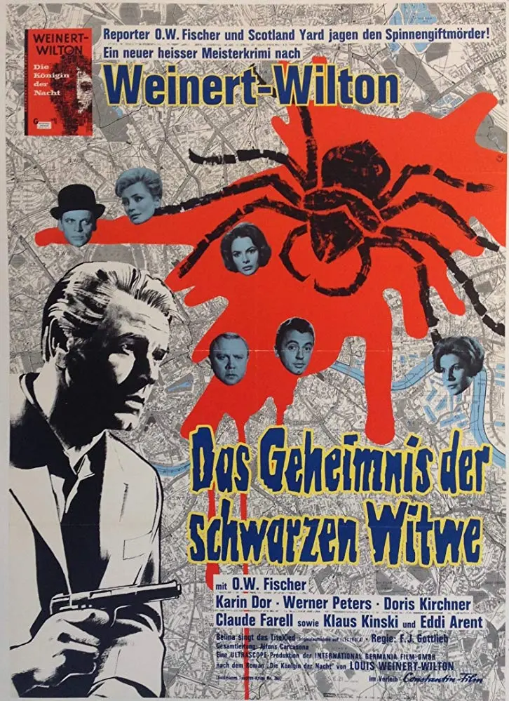 Das Geheimnis Der Schwarzen Witwe (1963) - O.W. Fischer  Dvd 1