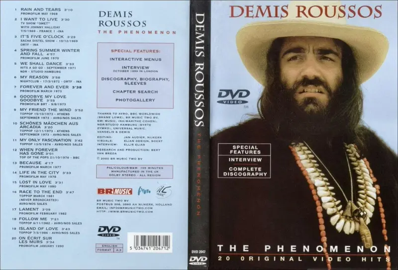 Demis Roussos : Phenomenon - Greatest Hits Dvd 1