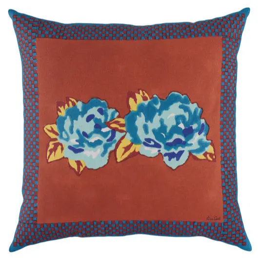 Double Peonia Rust Old Pink Cushion Cover – 60X60 | Lisa Corti 1