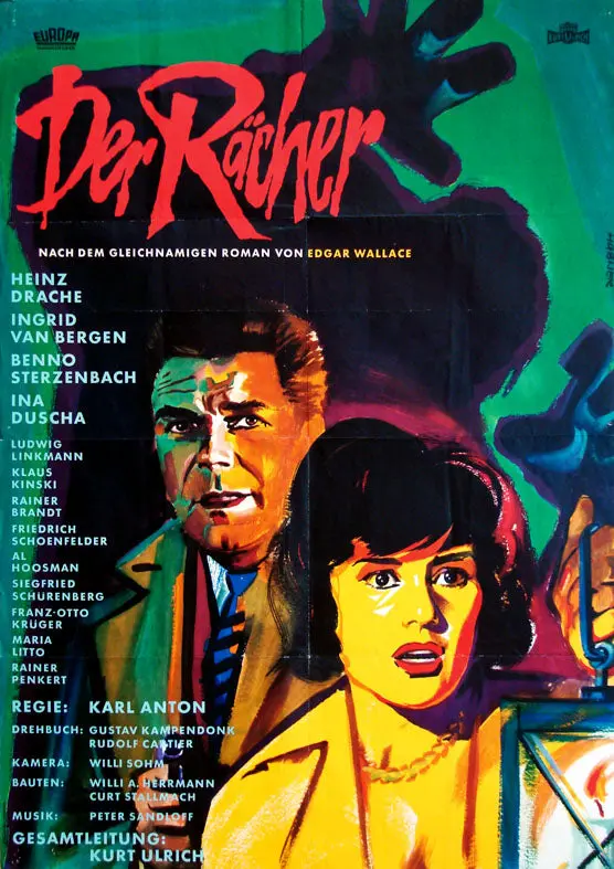 Edgar Wallace : Der Rächer (1960) - Heinz Drache  Dvd 1