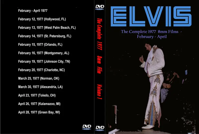 Elvis - Complete 1977 8Mm Films Volume 1  Dvd 1