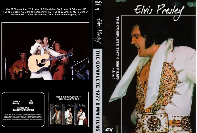 Elvis - Complete 1977 8Mm Films Volume 3 Dvd 1