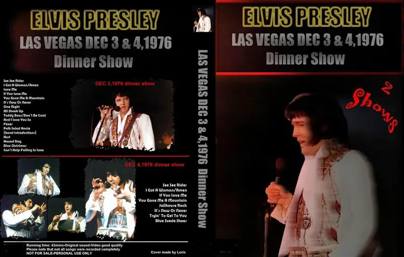 Elvis : Last Vegas - The Final Las Vegas Shows 1976 + Bonus Dvd 1