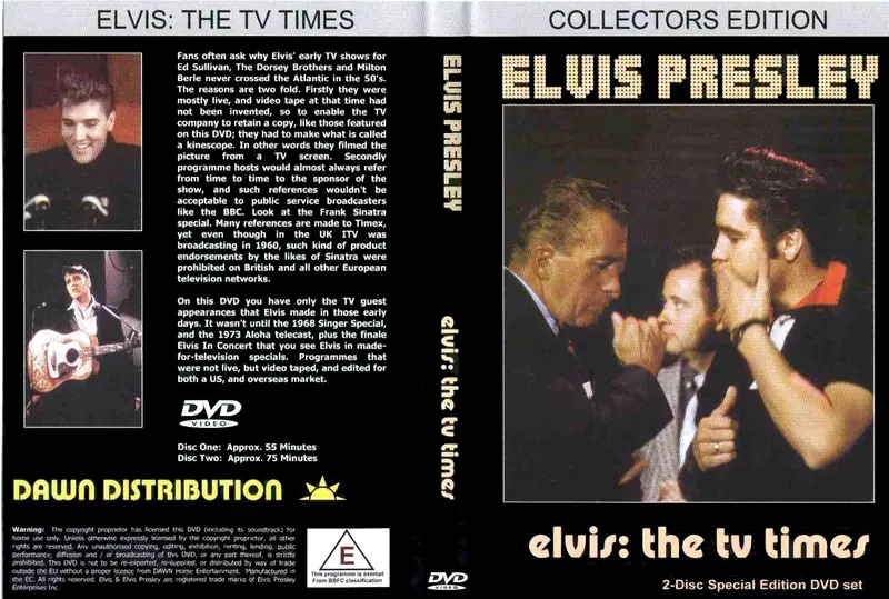 Elvis - The Tv Times - 2 Dvd Set 1