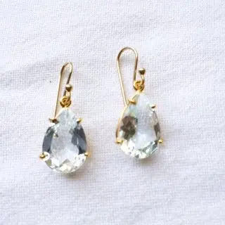 Faceted Blue Topaz Earrings | Mikkel Brøgger 1