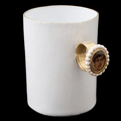 Fayum Portrait Of Man Ring Cup, Serena Carone | Astier De Villatte: Exclusive Pre-Order Item 1