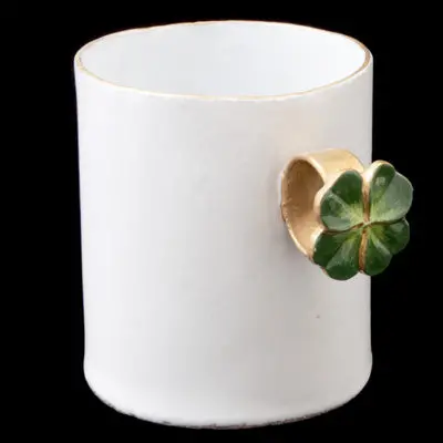 Four-Leaf Clover Ring Cup, Serena Carone | Astier De Villatte 1
