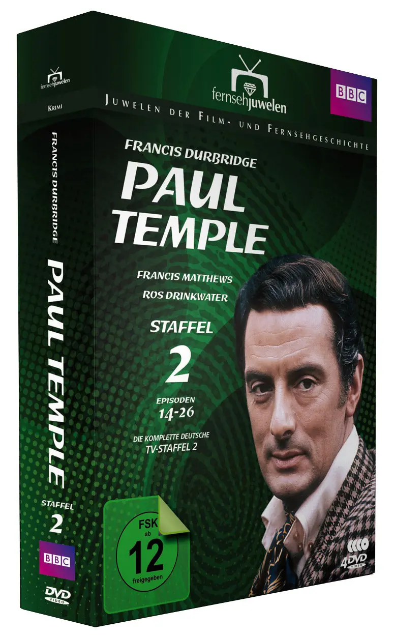 Francis Durbridge - Paul Temple : Complete Season 2 - Francis Matthews (4 Dvd Box Set) 1