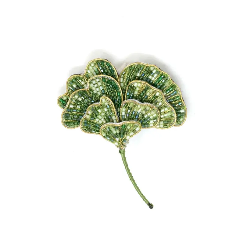 Ginkgo Leaf Brooch Pin | Trovelore 1