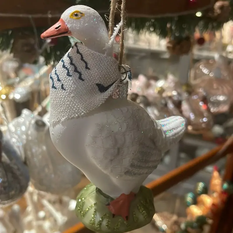 Goose Glass Ornament | Christmas Ornament 1