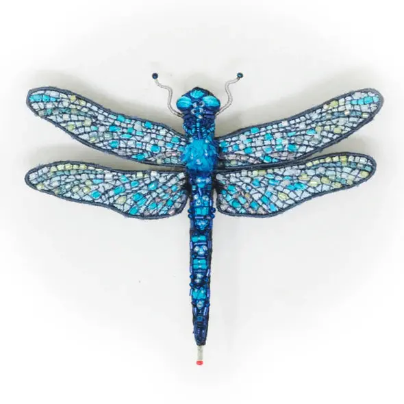 Great Blue Skimmer Brooch Pin | Trovelore 1