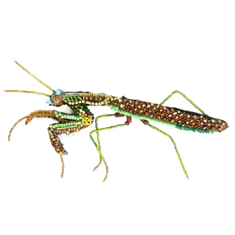Green Mantis Brooch Pin | Trovelore 1