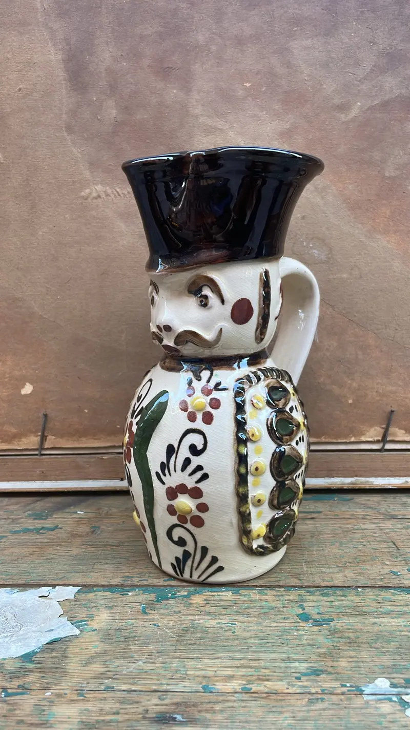 Hungarian Folk Ceramic Mug / Pitcher 1