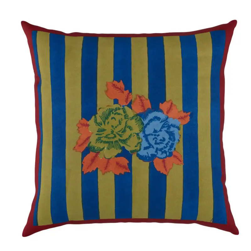 Indian Tiger Red Cushion Cover - 60X60 | Lisa Corti 1