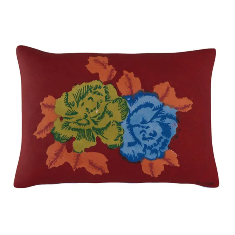 Indian Tiger Red Cushion - Small | Lisa Corti 1