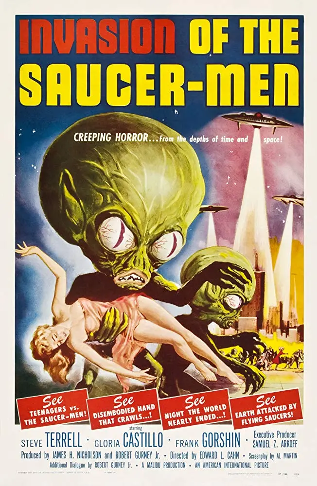 Invasion Of The Saucer Men (1957) - Steven Terrell  Colorized Version 1