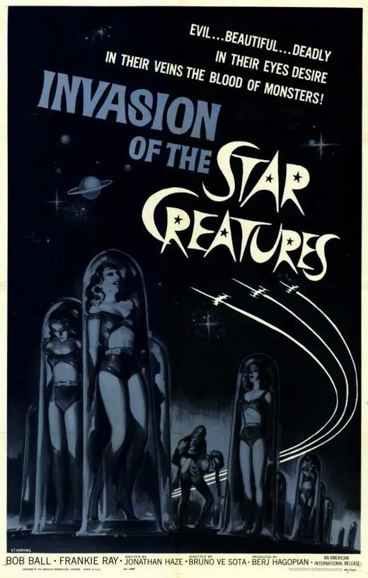 Invasion Of The Star Creatures (1962) - Robert Ball  Dvd 1