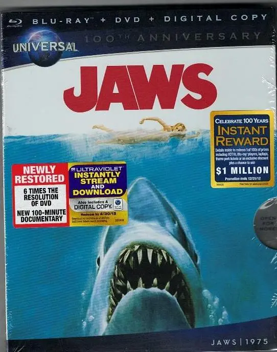 Jaws : Special Edition (1975) - Steven Spielberg  Blu-Ray + Dvd 1