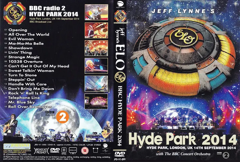 Jeff Lynne´S Elo - Live At Hyde Park 2014  Dvd 1