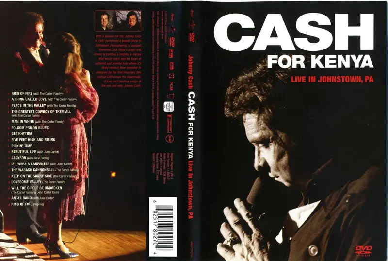 Johnny Cash : Cash For Kenya  Dvd 1