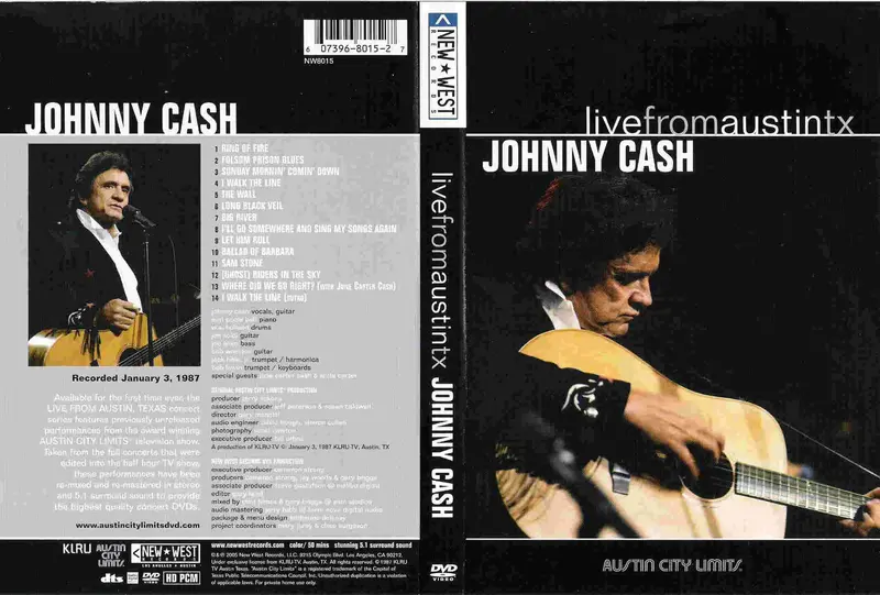 Johnny Cash - Live In Austin, Tx 1987  Dvd 1