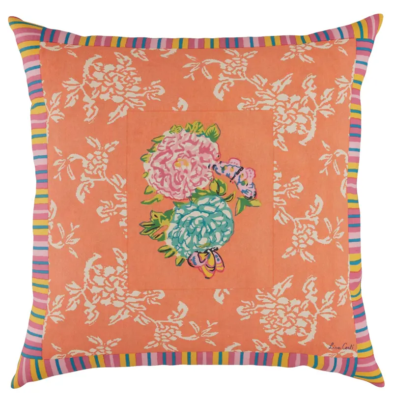 Kandem Queen Peach - Pillow Cushion Cover 60X60 | Lisa Corti 1