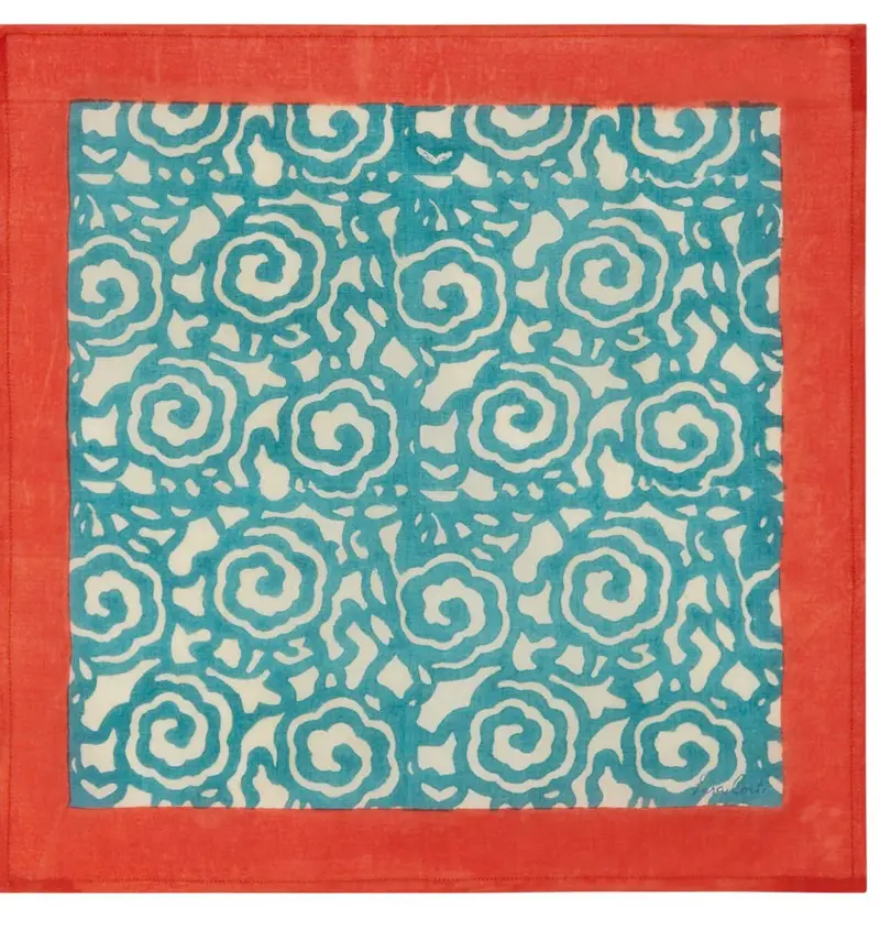 Knight Peacock Napkins | Lisa Corti 1