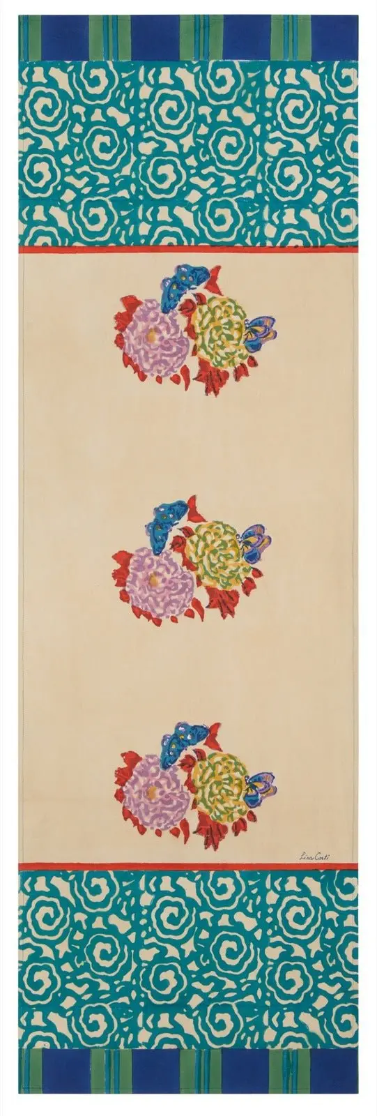 Knight Peacock - Table Runner | Lisa Corti 1