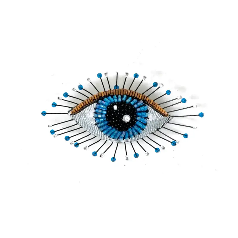 Lapis Eye Brooch Pin | Trovelore 1
