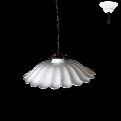 Large Pendant Light, With Canopy | Astier De Villatte: Exclusive Pre-Order Item 1