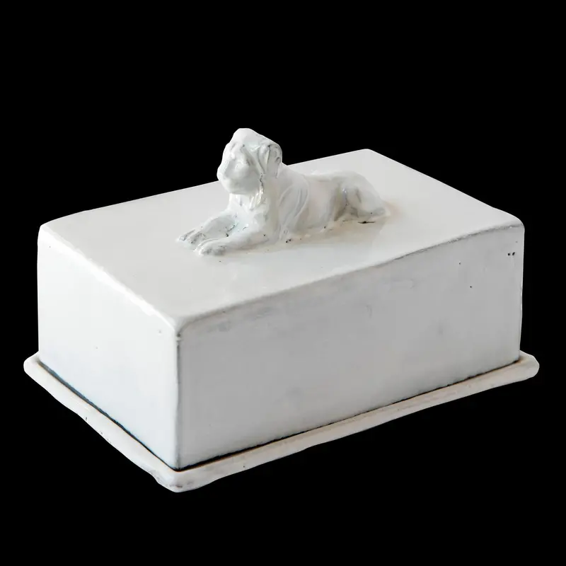 Lion Butter Dish | Astier De Villatte: Exclusive Pre-Order Item 1