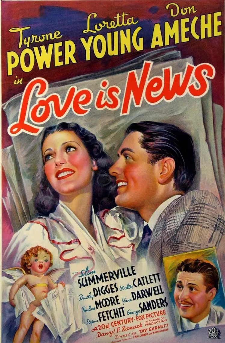 Love Is News (1937) - Tyrone Power  Dvd 1