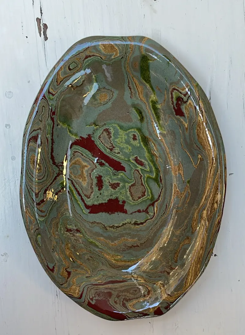 Maceo Scalloped Oval Dish Tapas A Godrons | Atelier Saint André Perrin 1