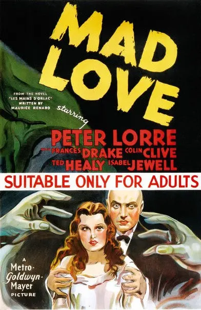Mad Love (1935) - Peter Lorre  Dvd 1