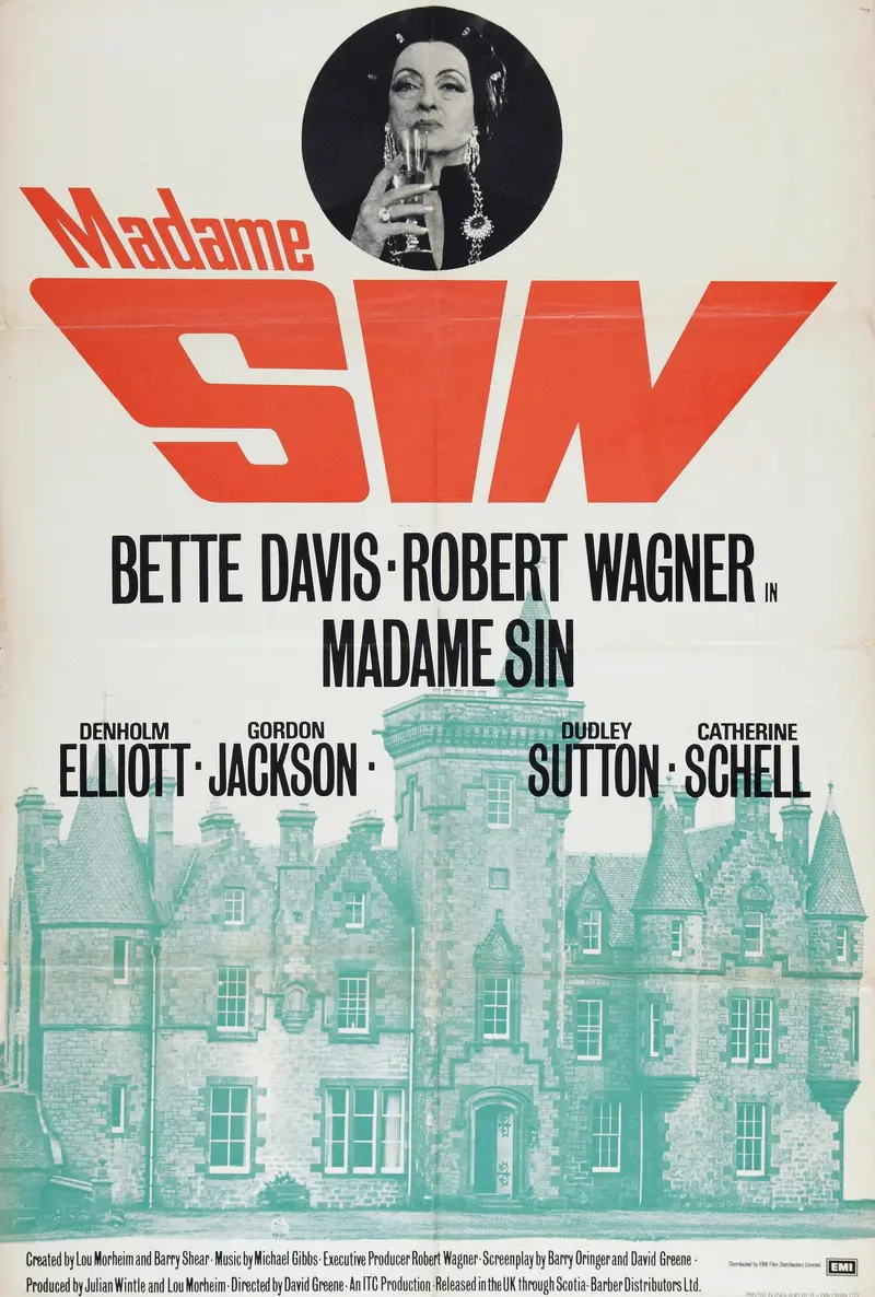 Madame Sin (1972) - Robert Wagner  Dvd 1