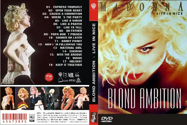 Madonna : Blond Ambition Tour 1990 - Live In Nice  Dvd 1