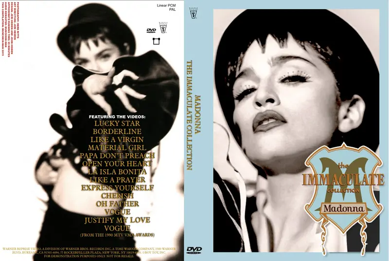 Madonna : The Immaculate Collection  Dvd 1