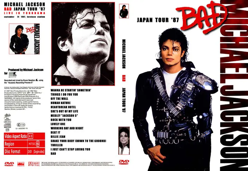 Michael Jackson : Bad Tour 1987 - Live In Yokohama  Dvd 1